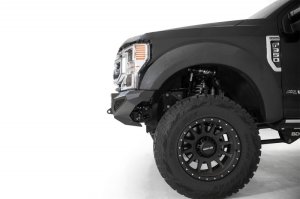 Ford Super Duty Front Bumper - Addictive Desert Designs - Stealth Fighter - Hammer Black - `20-`27 Ford Super Duty Front Bumper - Addictive Desert Designs - Stealth Fighter - Hammer Black - `20-`27